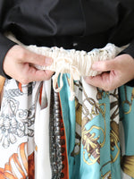 画像をギャラリービューアに読み込む, tao エステルスカーフ柄プリントMIXスカートA柄 [TP-S016-051-A]
