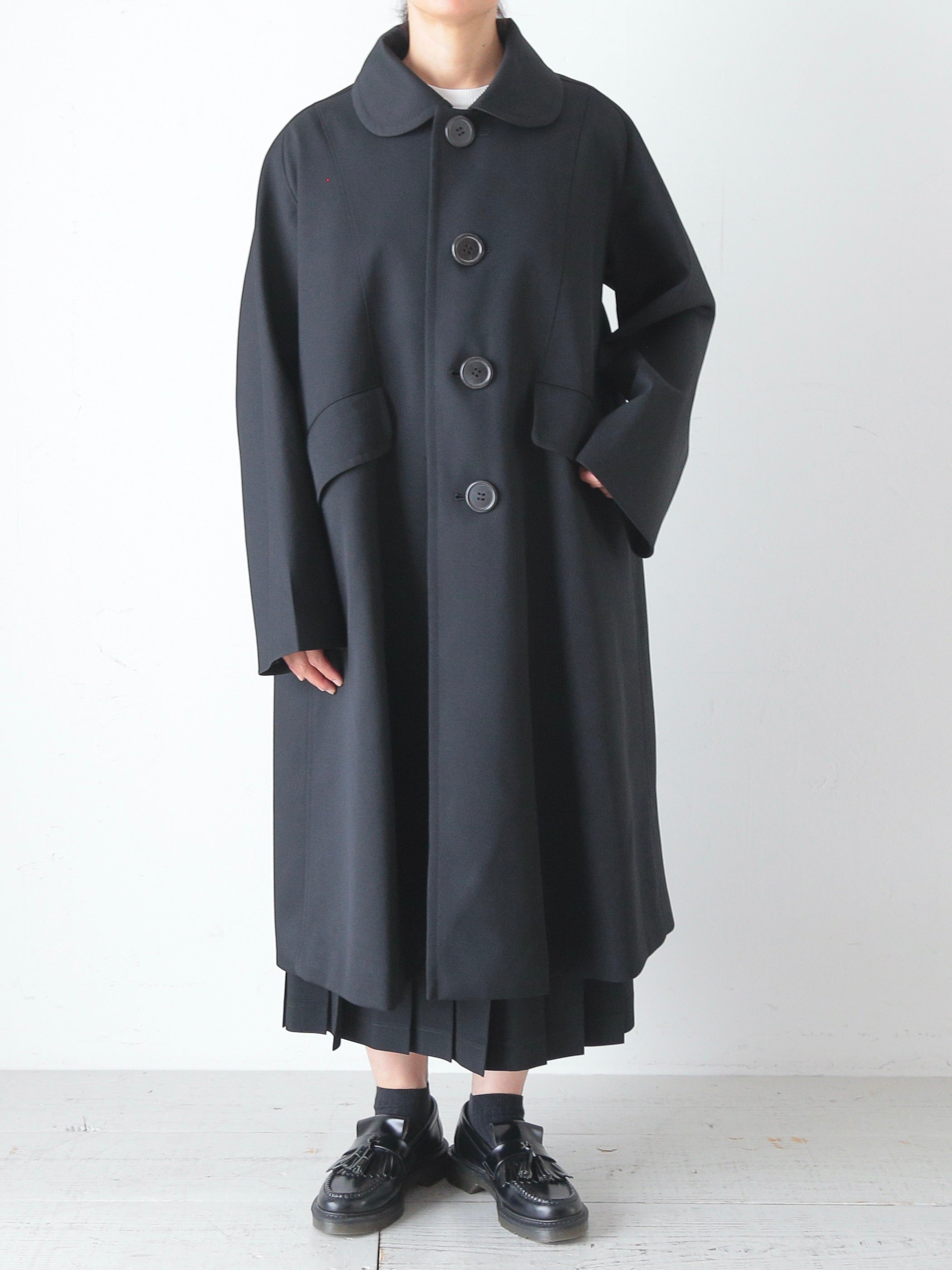 tao ウールギャバ後染めコート [TC-C101-051]