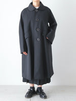 画像をギャラリービューアに読み込む, tao ウールギャバ後染めコート [TC-C101-051]
