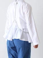 画像をギャラリービューアに読み込む, noir kei ninomiya ビーズ×チェーンハーネス [3P-V019-051]
