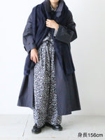 画像をギャラリービューアに読み込む, TOUJOURS オーバーサイズウインドスリップステンカラーコート [AM41NC01]
