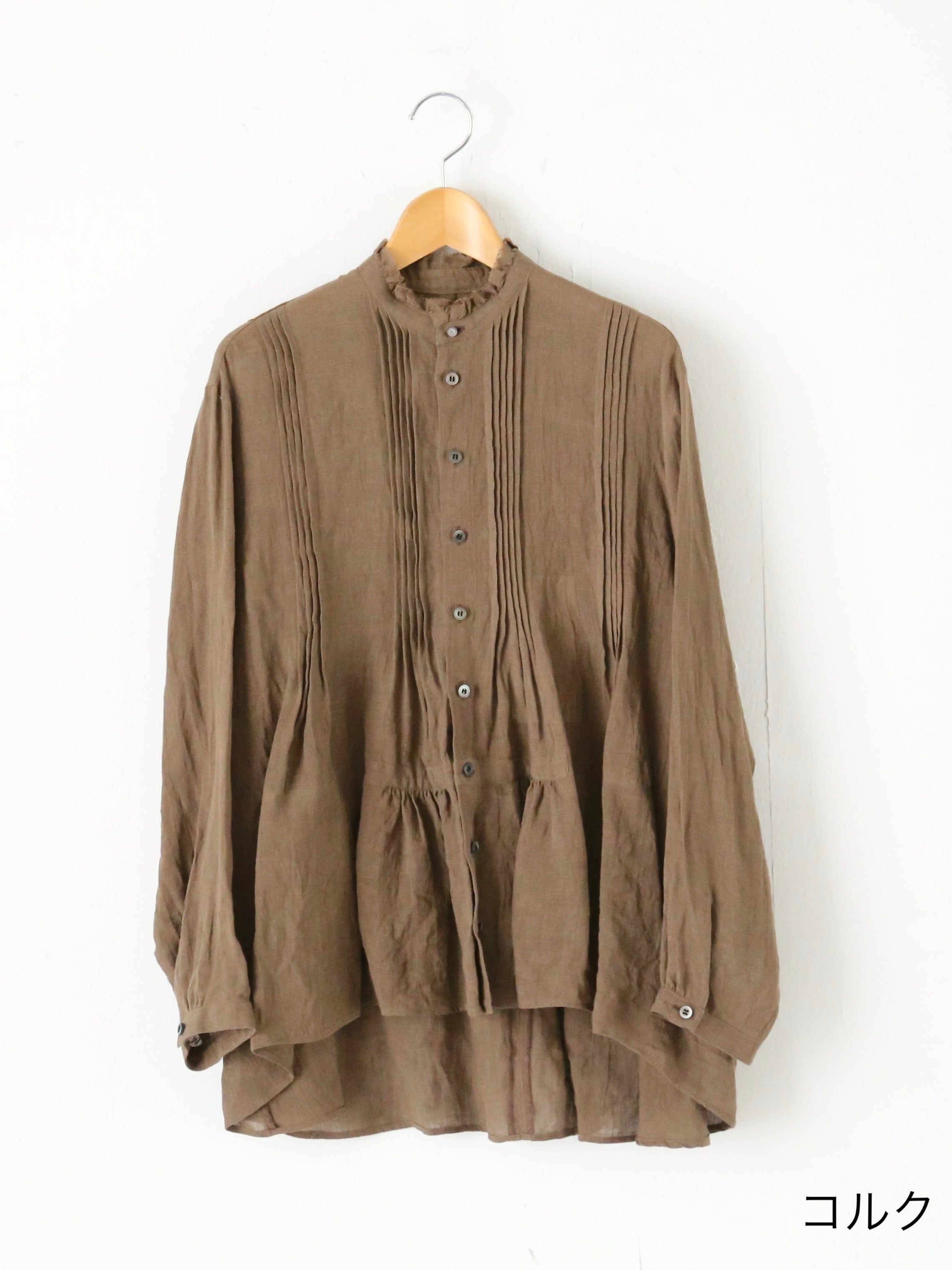 suzuki takayuki ピンタックブラウス [A261-06]