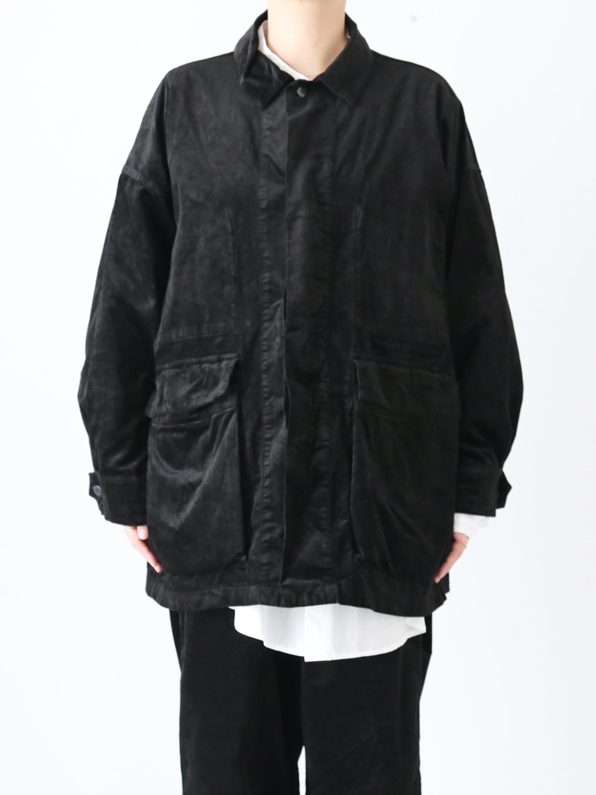 TOUJOURS フード付シャツジャケット TOUJOURS フード付シャツジャケット