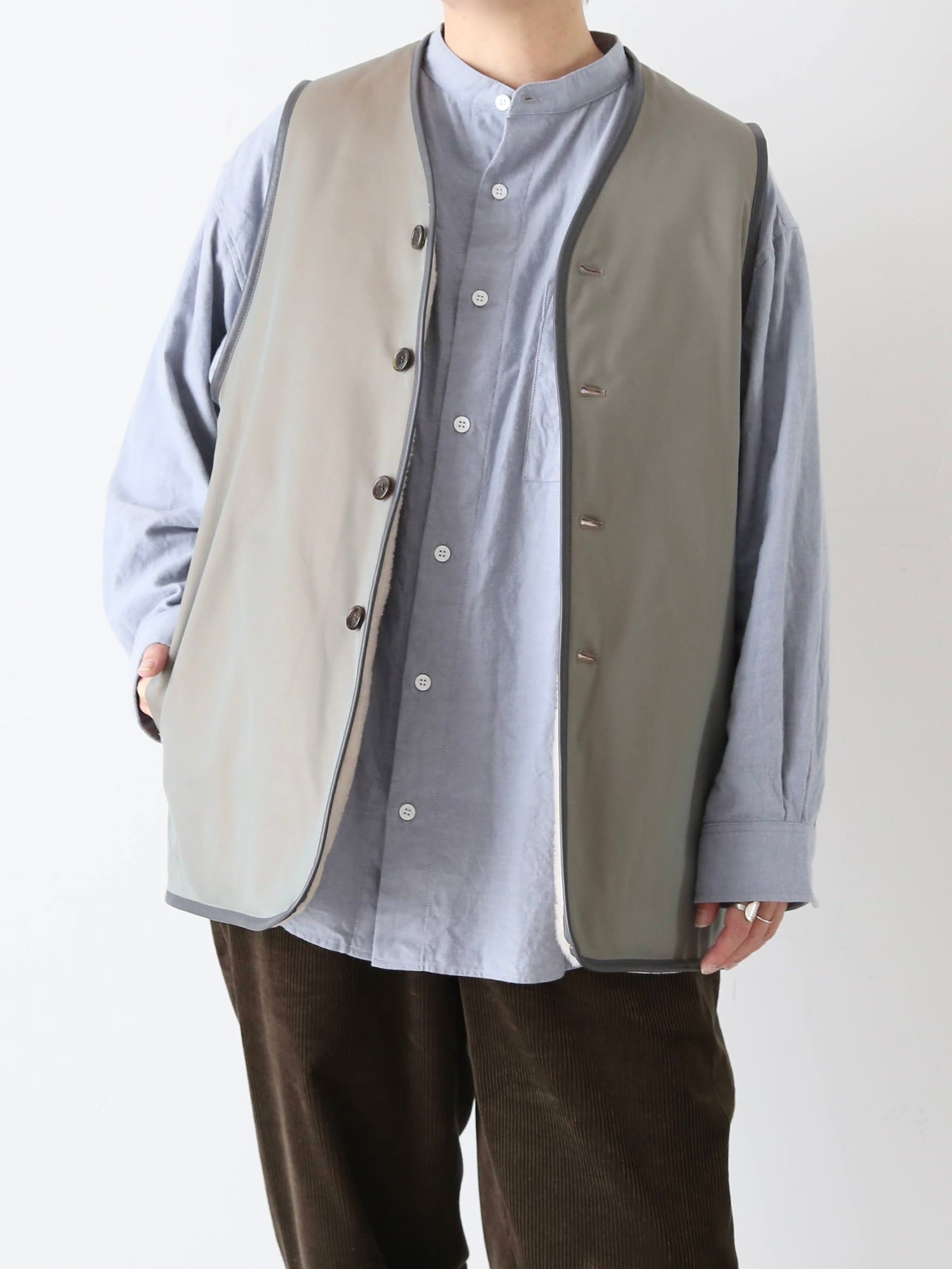 TOUJOURS リバーシブルライナーベスト [YM43NV03]