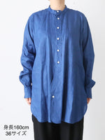 画像をギャラリービューアに読み込む, OLDMAN'S TAILOR ブリティッシュオフィサーロングリネンシャツ [m1404]
