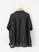 画像をギャラリービューアに読み込む, TOUJOURS オープンカラーショートスリーブフリルシャツ [YM44US02]
