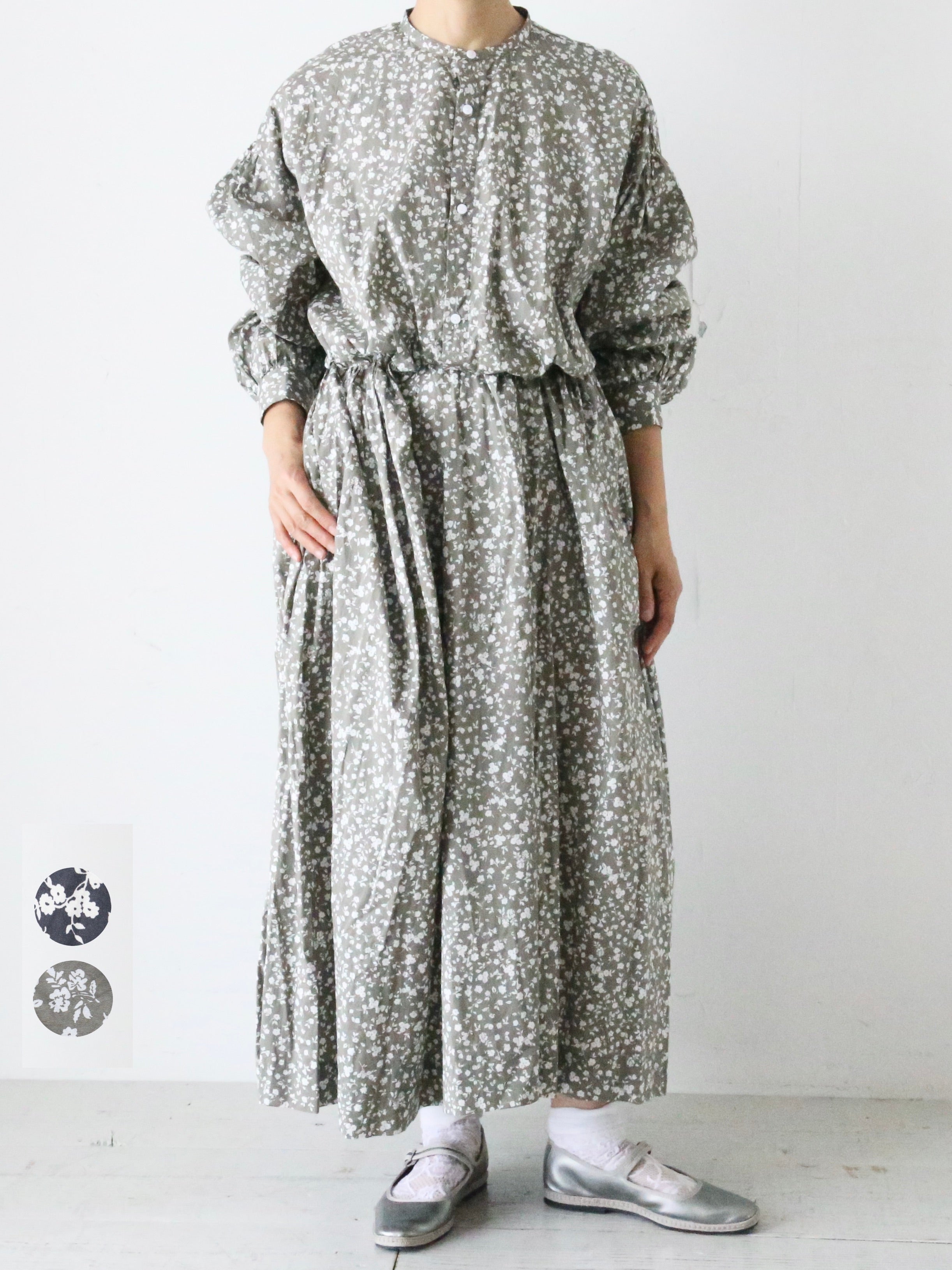 TOUJOURS  クラシックギャザードドレス [YM43FD03]