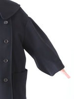 画像をギャラリービューアに読み込む, noir kei ninomiya ウールカシミヤメルトンコート [3P-C004-051]
