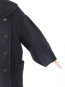 noir kei ninomiya ウールカシミヤメルトンコート [3P-C004-051] – CREER