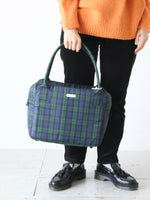 画像をギャラリービューアに読み込む, R&amp;D.M.Co- タータンチェックグロッサリーバッグ [7851]
