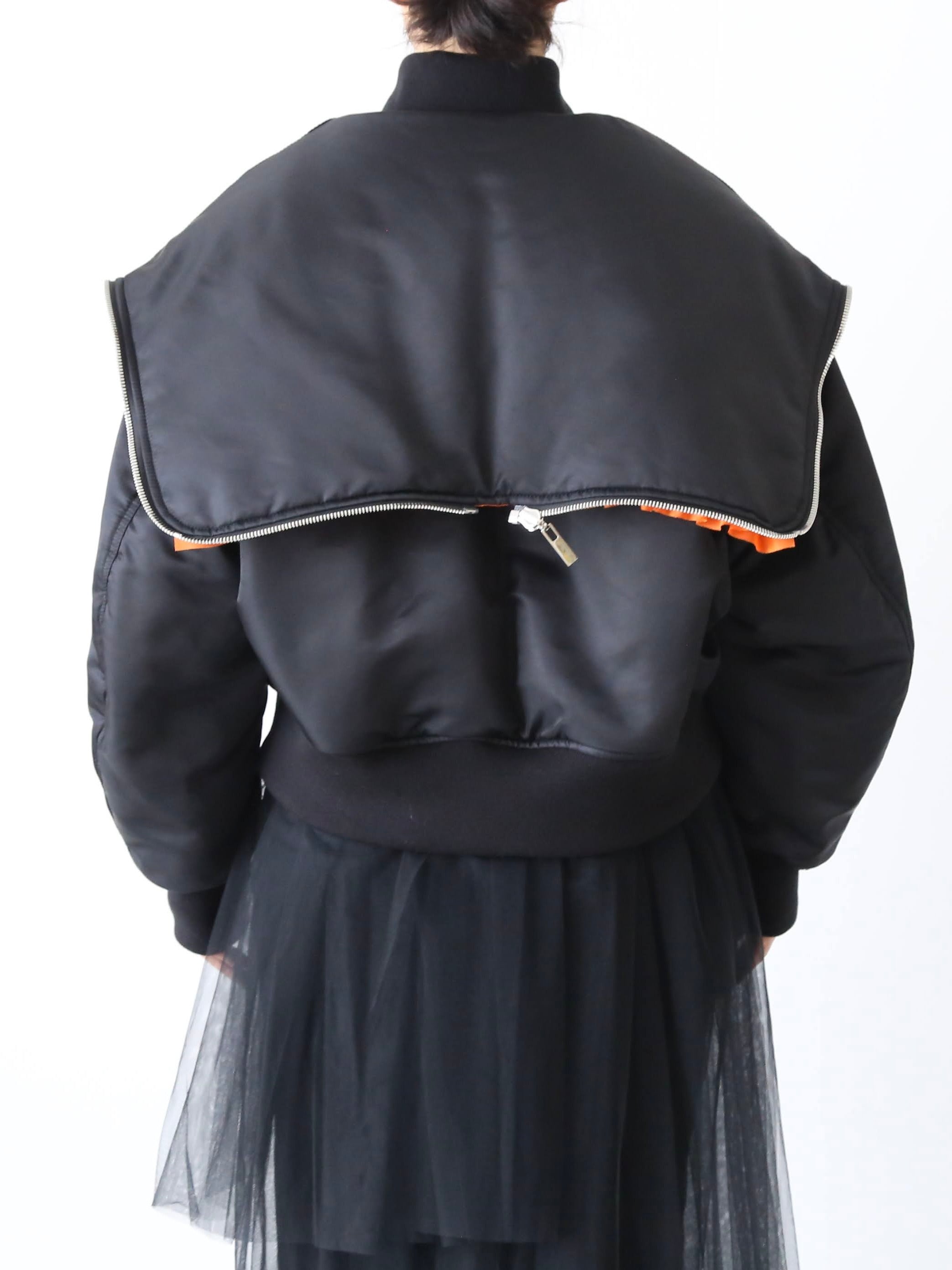 noir kei ninomiya ナイロンツイルジャケット [3P-J013-051]