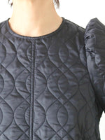 画像をギャラリービューアに読み込む, noir kei ninomiya エステルツイルキルトワンピース [3P-C010-051]
