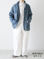 画像をギャラリービューアに読み込む, chimala デニムショートチョアジャケット [CS41-JT11A]
