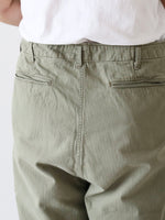 画像をギャラリービューアに読み込む, chimala ヘリンボーンUSアーミーデニムオフィサートラウザー [CS40-MP15B/S]
