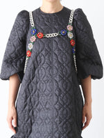 画像をギャラリービューアに読み込む, noir kei ninomiya ビーズ×チェーンハーネス [3P-V018-051]
