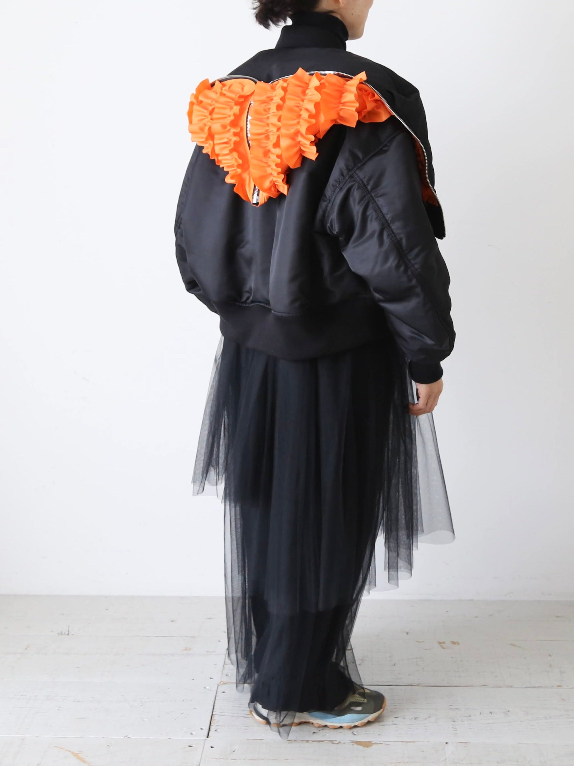 noir kei ninomiya ナイロンツイルジャケット [3P-J013-051]