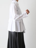 画像をギャラリービューアに読み込む, tao 綿ブロードブラウス(襟) [TP-B017-051]
