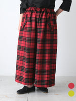 画像をギャラリービューアに読み込む, tao タータンチェック先染めパンツ [TP-P010-051]
