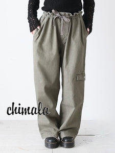 chimala チマラ ニューヨーク発 日本製 カラーデニムカーゴパンツ – CREER