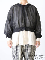 画像をギャラリービューアに読み込む, TOUJOURS カラードボレロブラウス [TM43IS01]
