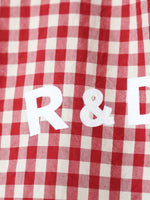 画像をギャラリービューアに読み込む, R&amp;D.M.Co- ギンガムチェックトートバッグ [7618]
