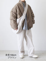 画像をギャラリービューアに読み込む, Veritecoeur パテッドブルゾン [VC-2779U]
