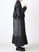 Load image into Gallery viewer, noir kei ninomiya  エステルギャバジンワンピース [3R-O006-051]
