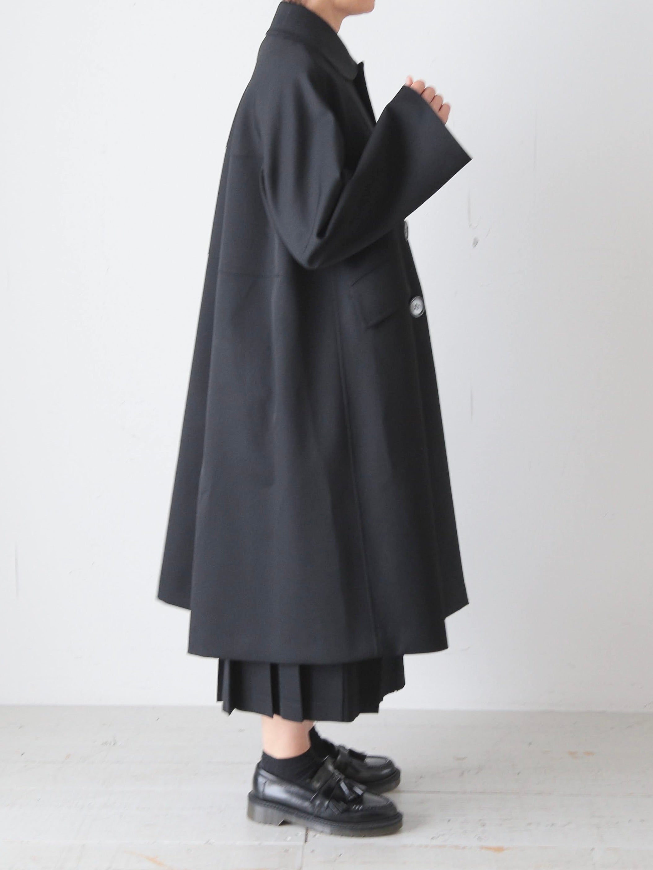 tao ウールギャバ後染めコート [TC-C101-051]