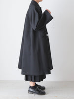 画像をギャラリービューアに読み込む, tao ウールギャバ後染めコート [TC-C101-051]
