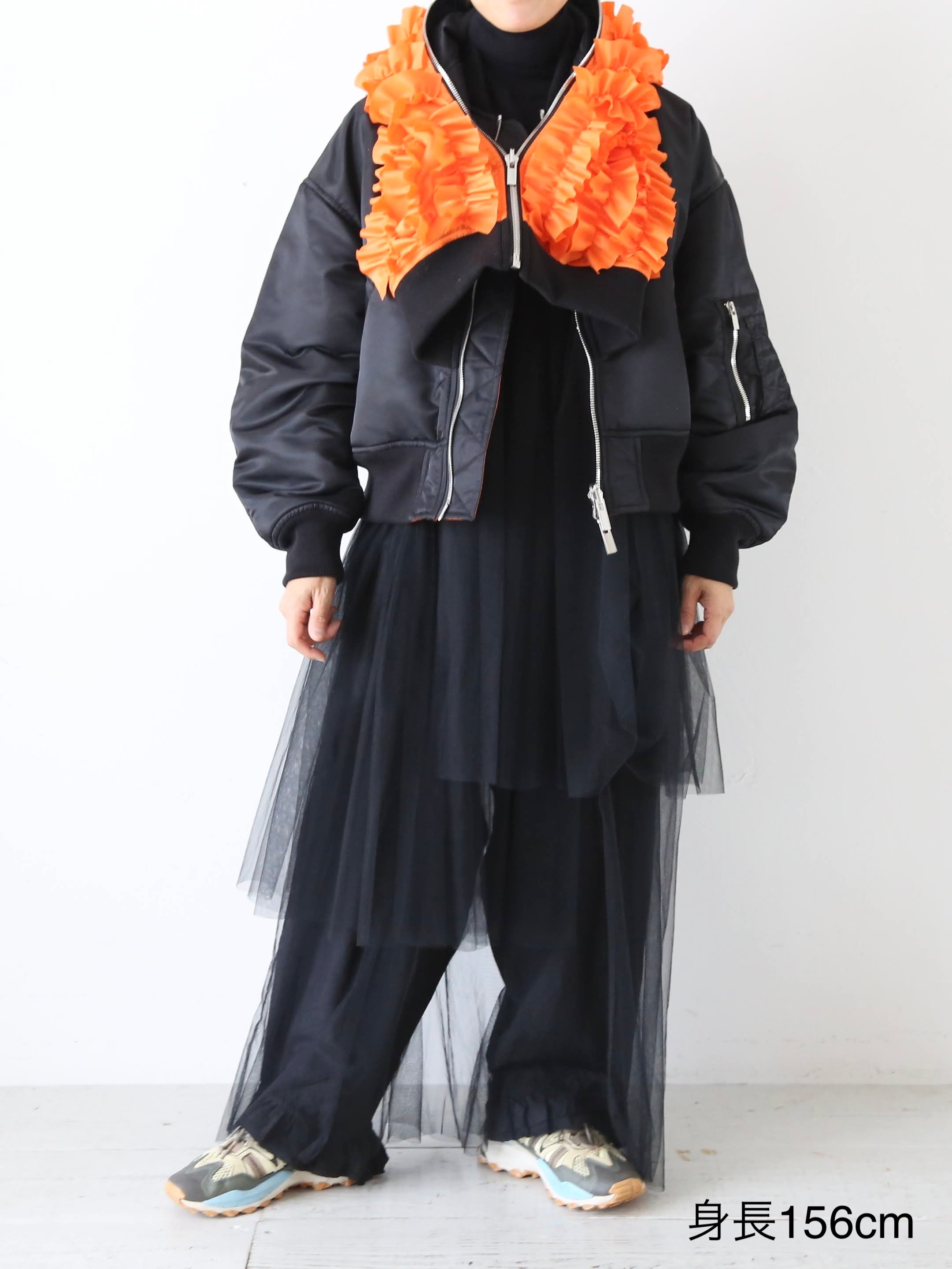 noir kei ninomiya ナイロンツイルジャケット [3P-J013-051]