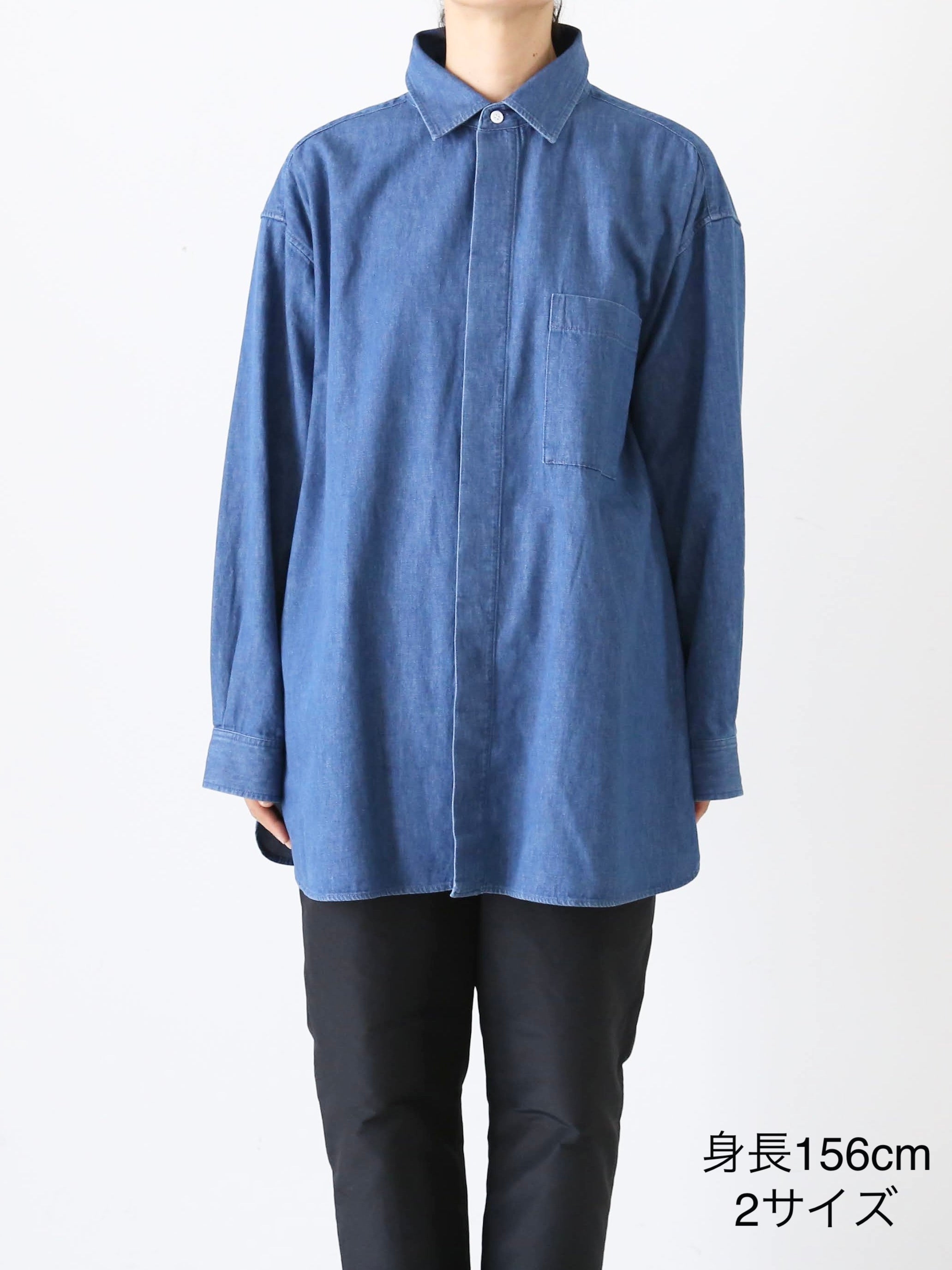 TOUJOURS バイオウォッシュバギーシャツ [HM43MS01]