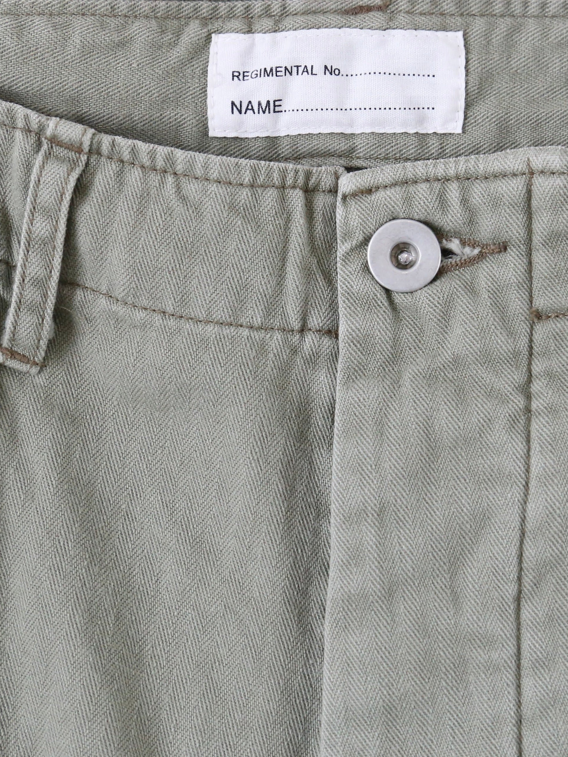 chimala ヘリンボーンUSアーミーデニムオフィサートラウザー [CS40-MP15B/S]