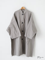 画像をギャラリービューアに読み込む, R&amp;D.M.Co- ガーメントダイオーバーサイズドコート [7986]
