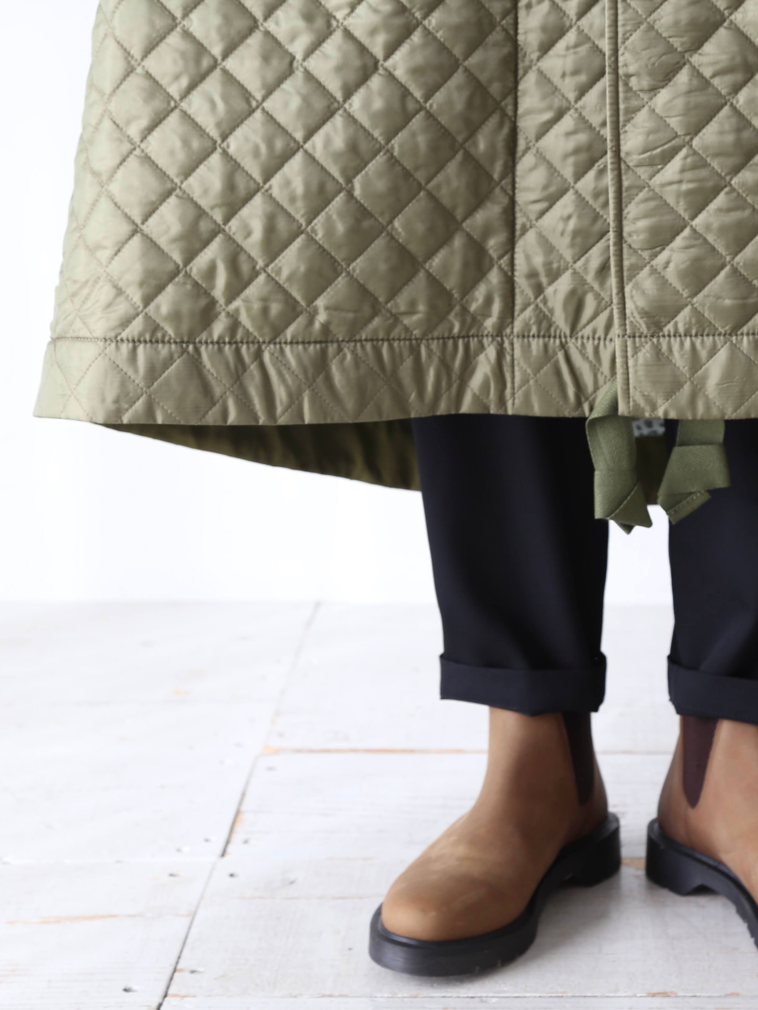 tao エステルタフタキルティングコート [TP-C003-051]