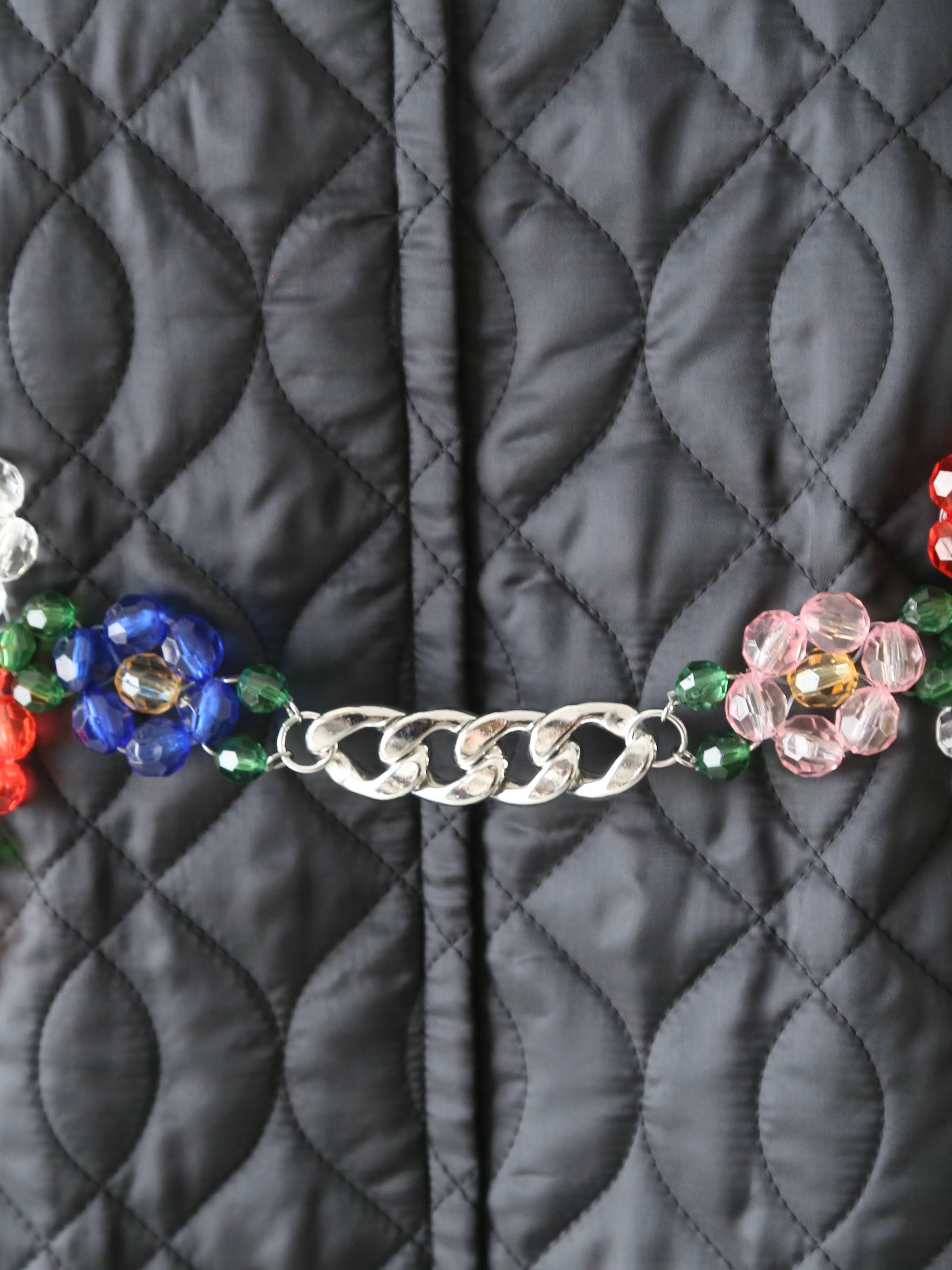 noir kei ninomiya ビーズ×チェーンハーネス [3P-V018-051]