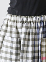 画像をギャラリービューアに読み込む, tao エステル綿ギンガムチェックスカート [TQ-S009-051]
