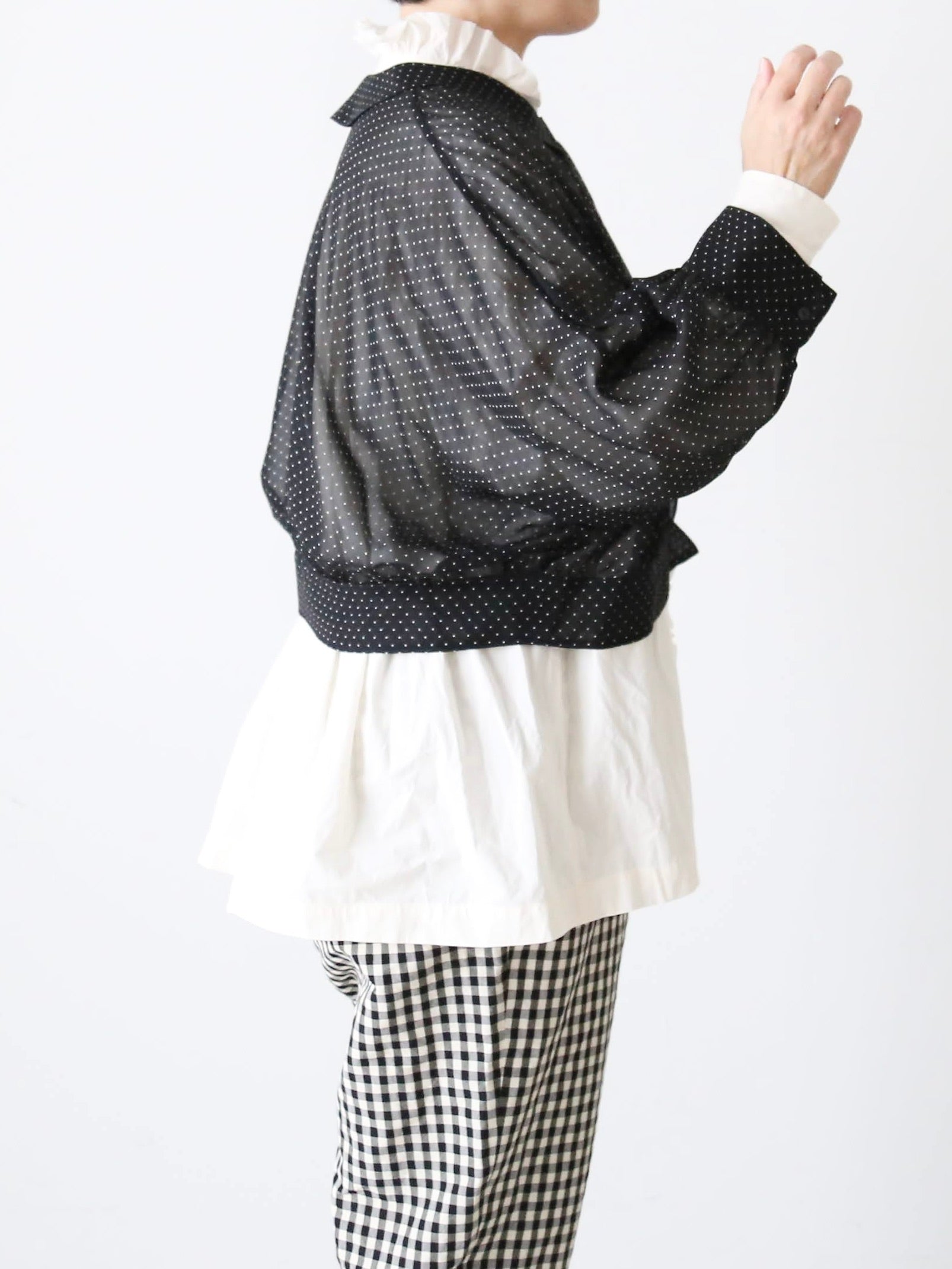 TOUJOURS カラードボレロブラウス [TM43IS01]