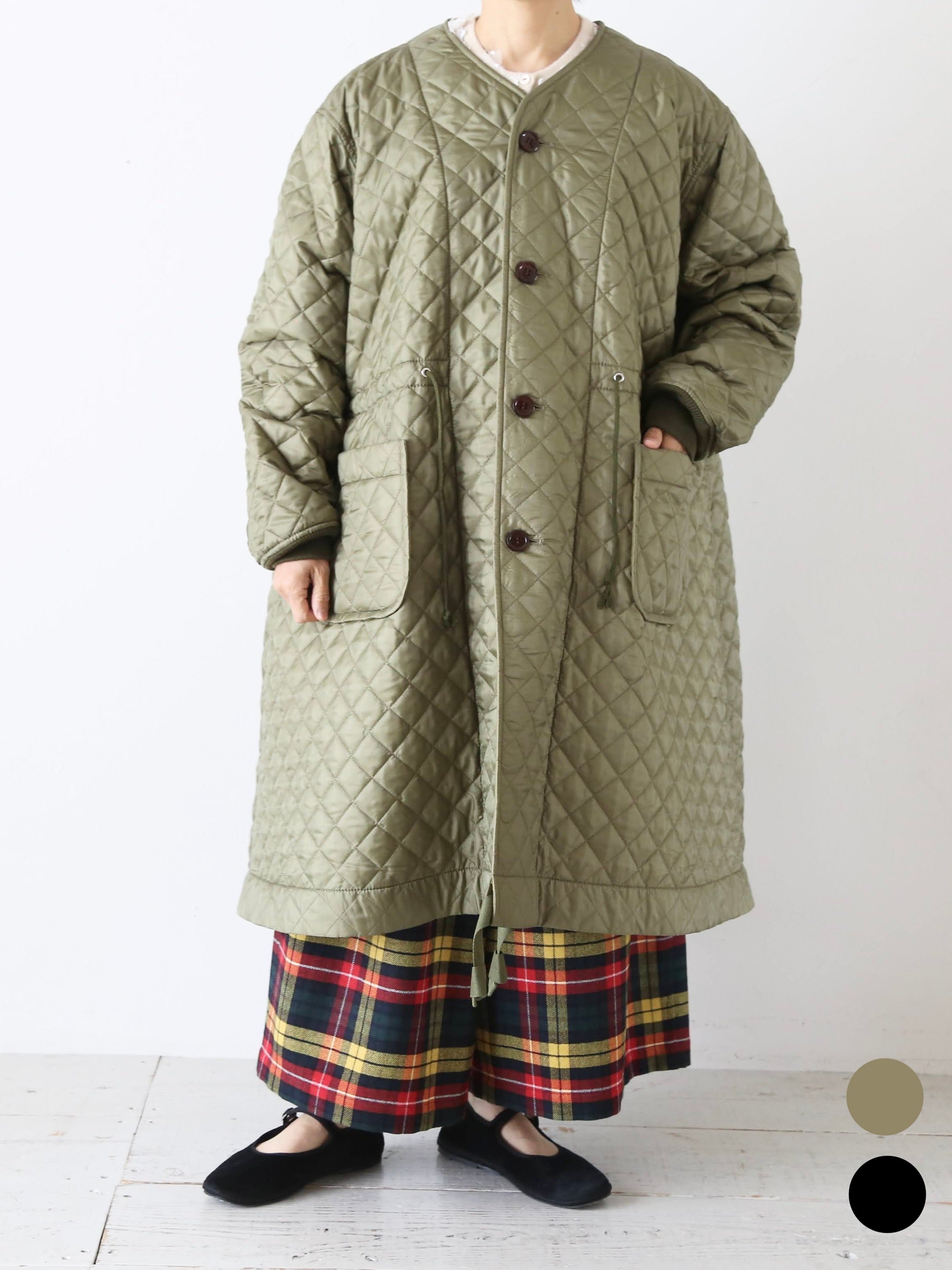 tao エステルタフタキルティングコート [TP-C003-051]