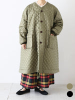 画像をギャラリービューアに読み込む, tao エステルタフタキルティングコート [TP-C003-051]
