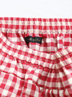 画像をギャラリービューアに読み込む, R&amp;D.M.Co- ギンガムチェックゴムパンツ [7608]
