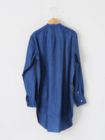 画像をギャラリービューアに読み込む, OLDMAN'S TAILOR ブリティッシュオフィサーロングリネンシャツ [m1404]
