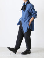 画像をギャラリービューアに読み込む, TOUJOURS バイオウォッシュバギーシャツ [HM43MS01]
