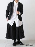 画像をギャラリービューアに読み込む, R&amp;D.M.Co- ガーメントダイタックギャザースカート [7991]
