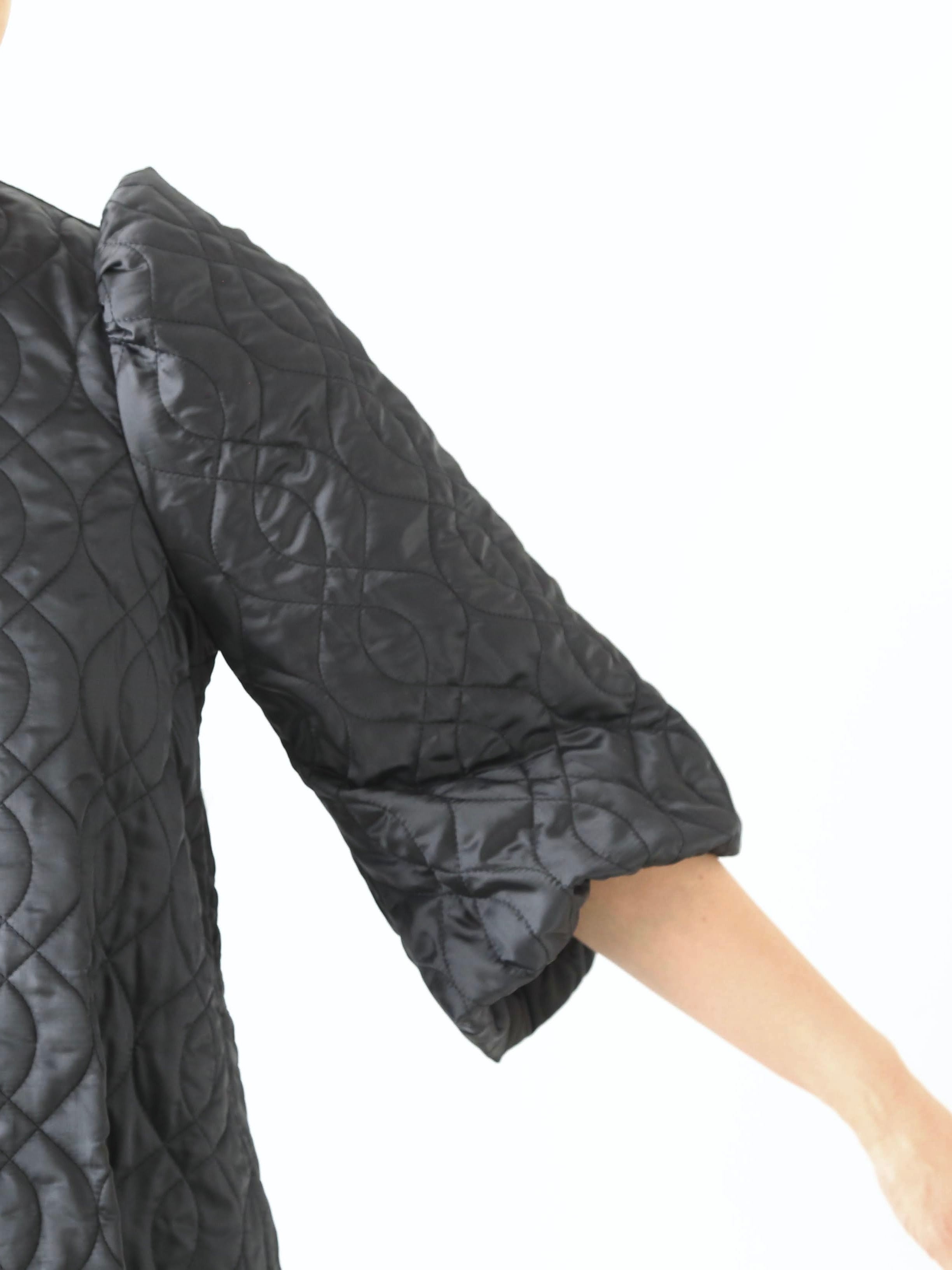 noir kei ninomiya エステルツイルキルトワンピース [3P-C010-051]