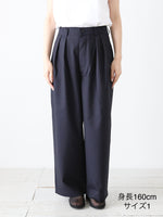 画像をギャラリービューアに読み込む, TOUJOURS 2インプリーツバギーパンツ [YM44AP03]
