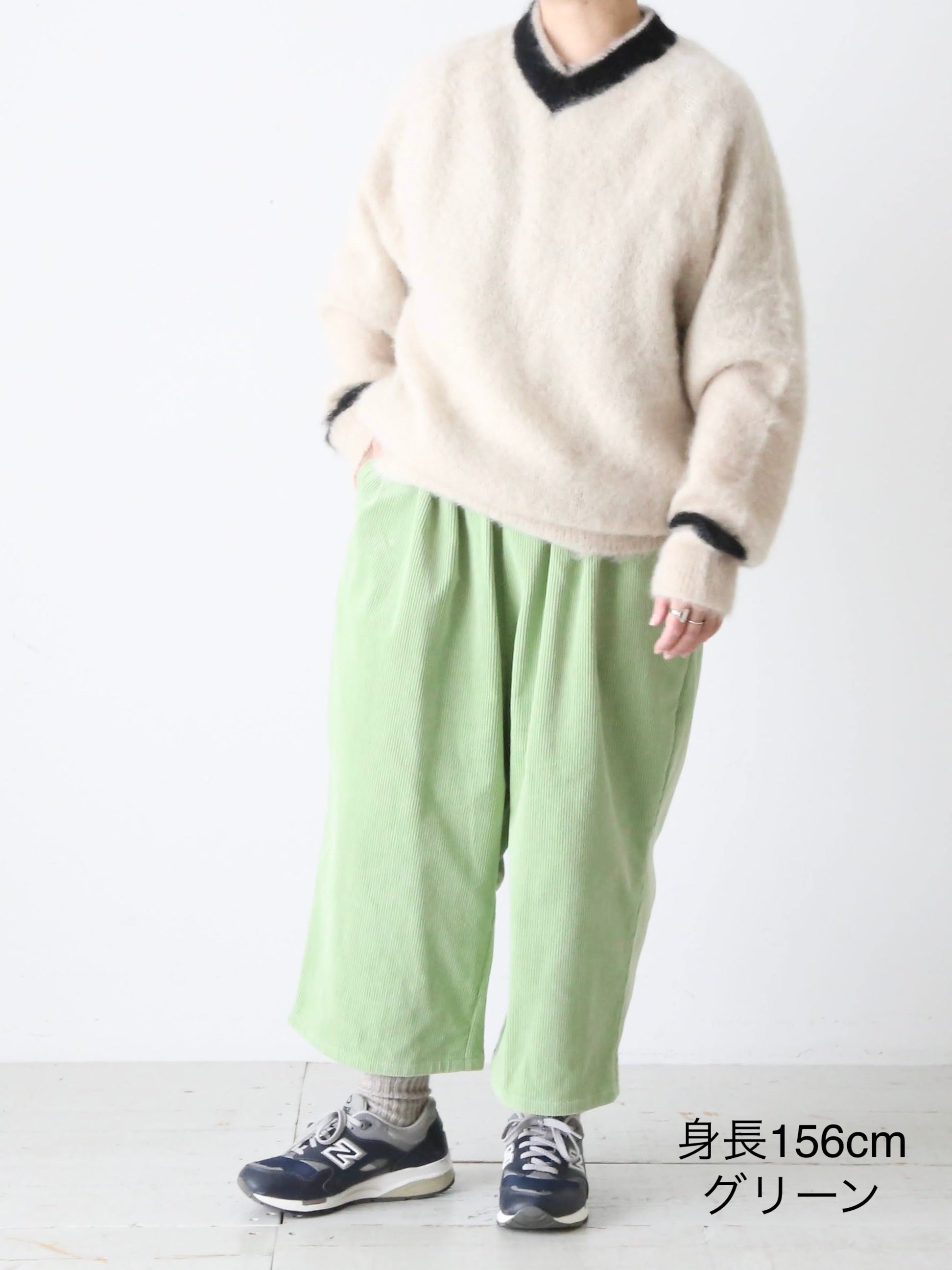 R&D.M.Co- コーデュロイゴムパンツ [7752]