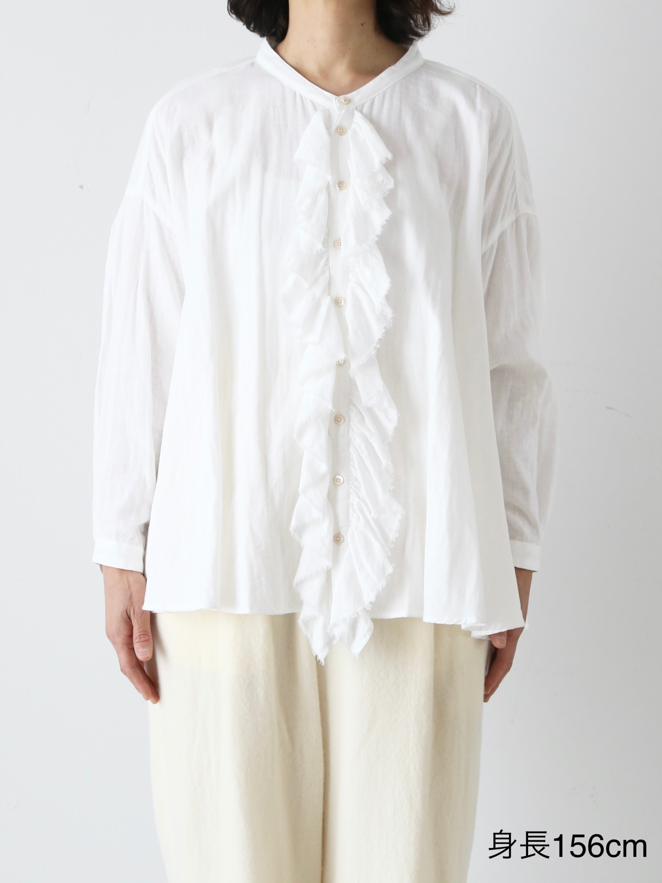 suzuki takayuki ラッフルブラウス [A261-16]