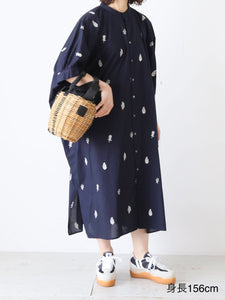 tao 綿クロス刺繍ワンピース [TQ-O003-051] – CREER
