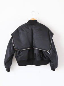 noir kei ninomiya ナイロンツイル ジャケット MA-1 リバーシブル