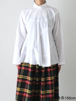 画像をギャラリービューアに読み込む, tao 綿ブロードブラウス(ハイネック) [TP-B016-051]
